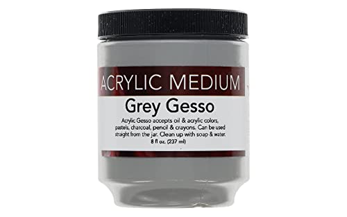Art Advantage Acrylic Gesso 8oz Gray