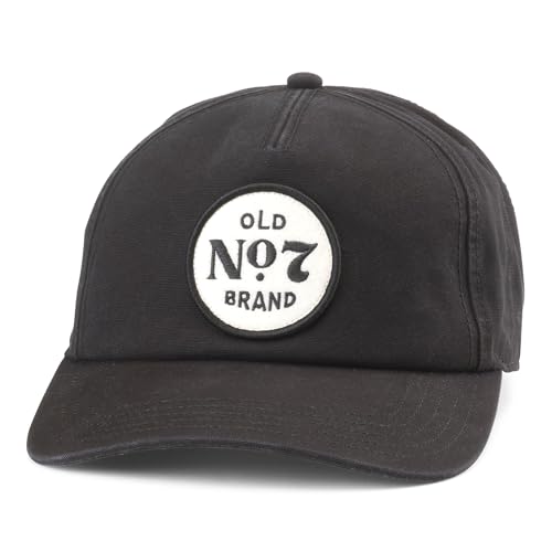 Image of AMERICAN NEEDLE Jack Daniel's Whiskey No. 7 Officially Licensed Merchandise Unisex Adjustable Baseball Hat