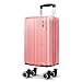 LUGG 40cm Vacay Suitcase ABS Luggage with TSA Indent Lock, Aluminium Trolley Handle, 360° Spinner Wheels, Water-Resistant & Durable Material - Ryanair Underseat Compatible (40 x 20 x 25cm)