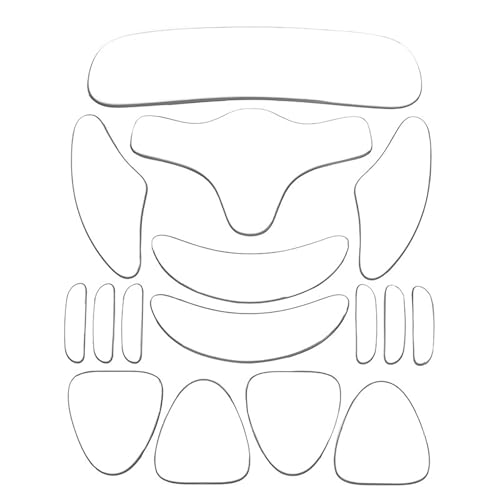 THXFUNAREA Augenpads Wiederverwendbar, Anti Falten Pads, Wiederverwendbare Silikon Patches, Brustfalten Pad, Augenpads Gegen Falten, Gesicht, für Dekolleté, Brust, Hals, 16 Stück