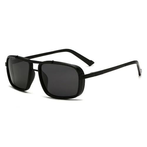 Lunettes de soleil punk homme contre l'éblouissement double faisceau UV400