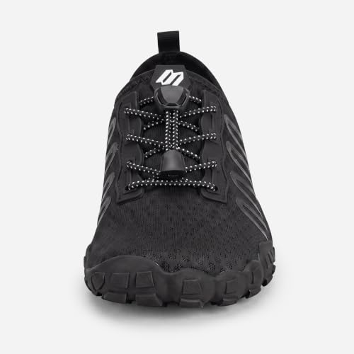 Image of Hike Barefoot Water Shoes for Women Men Footwear, Quick Dry Wide Toe Box Pro Beach Swim Athletic Sports Shoes, Non-Slip Lightweight Aqua Shoe for Pool Hiking Walking Kayaking Diving Surfing