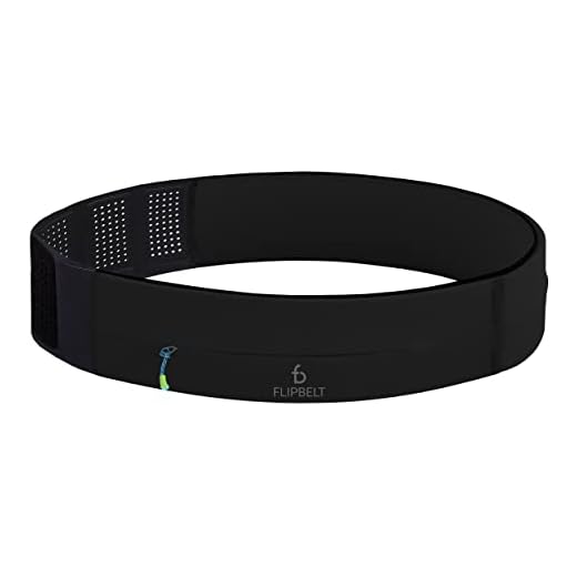 FlipBelt Zipper Adjustable Tubular Running Belt for Phones, USA Company