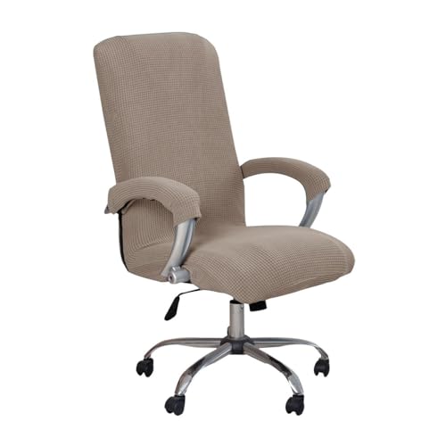 Coprisedia elastico per sedia da ufficio, lavabile, elasticizzato, per sedili con schienale alto, design avvolgente, rimovibile per una facile pulizia