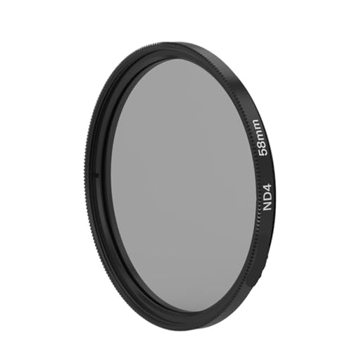 Filtro de densidad neutra variable de 67mm ND4 para lentes de cámaras DSLR
