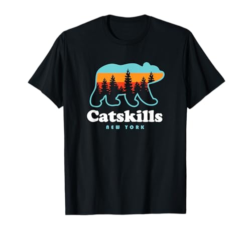 Catskills NY Bear Mountains Camping Hiking New York T-Shirt