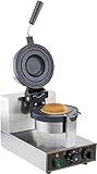 XAoSCd 1300 W Antihaftbeschichtete Elektrische Burgermaschine, Kommerzielles Burger-Waffeleisen, Temperaturregelung, Eierwaffel-Bäckermaschine,