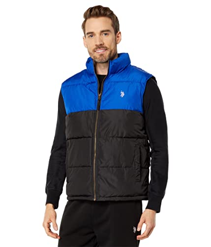 U.S. POLO ASSN. Color-Block Puffer Vest