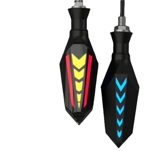 Luz trasera de moto con intermitentes de flujo para rutas nocturnas seguras M10