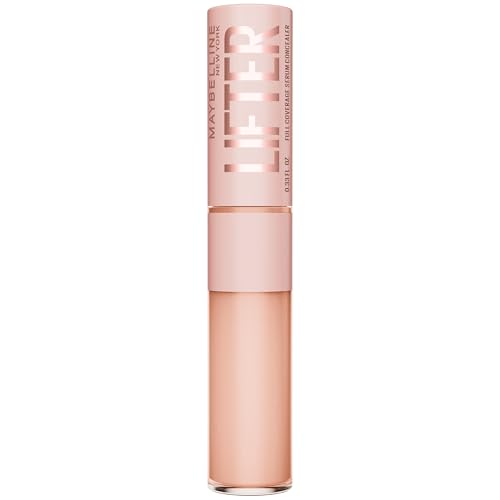 Maybelline New York Lifter Concealer, Corrector de Alta Cobertura, Larga Duración, Hidrata e Ilumina el Contorno de Ojos, Tono: 25, 11 ml