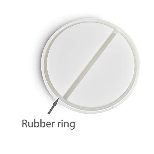 Image of Waterproof Battery Operated LED Pillar Candle Outdoor Flameless Flickering Plastic Resin Electric Light with Timer for Birthday Baby Party Wedding Decoration Patio Garden Home Decor 3x4 Inches