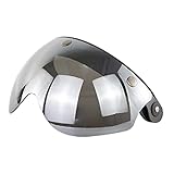 W glasses 3 Snap 3/4 Helmet Shield with FLIP UP Hinge for TORC T50 Vintage Moto helmet shield...