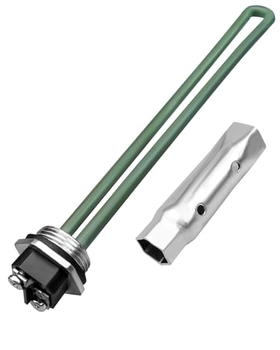 Image of 520900 RV Water Heater Element with Wrench Socket Replace 520789 232794, Electric Water Heater Components Fit for Suburban RV Heaters Camper SW4DE SW4DEL SW6DE SW6DEC