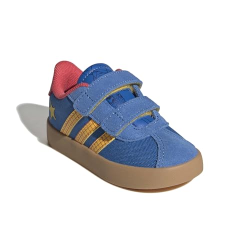 Image of adidas Boys Vl Court 3.0 Slip On Sneakers Shoes Casual - Pink, White
