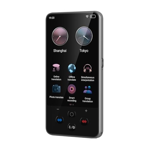 Image of QUXVUIS Real Time Language Translator S85 Pro Device With Voice Recording Offline Capabilities Supports Language Translation In 138 Languages Translator Device