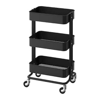 IKEA イケア RASKOG ロースコグ ワゴン グレーグリーン RÅSKOG ロースコグ ワゴン, グレーグリーン, 35x45x77 cm - IKEA