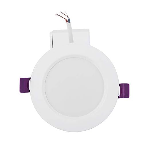 RGB + W -lampa, LED -belysning Tak downlight, WiFi -lampa i flera färger, röstappstyrningslampa, med tidsfunktion