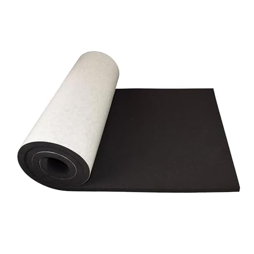 XCEL Extra Large Marine Roll, Closed Cell Neoprene Rubber with Adhesive, Size 60" x 16" x 1/2", Easy Cut Material, Water and Weather Resistant, Made in USA