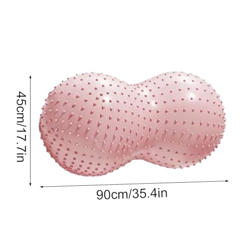 Balón de ejercicio tipo cacahuete para aliviar el dolor de espalda en casa 4