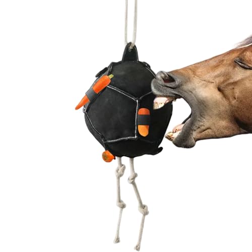 Balle de friandises pour cheval idéale pour animer les journées au box et au paddock