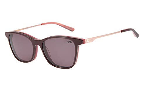 Armação Para Óculos De Grau Feminino Chilli Beans Quadrado Vinho, LVMU0204 0417