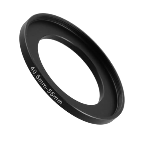 uxcell Anillo Adaptador de Filtro de Cámara de Metal, Anodizado Negro, Adaptador de Rosca para Lentes 40.5 mm-55 mm, Reemplazo 1 pieza miniatura 2