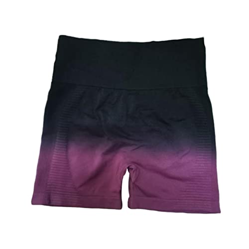 Shorts femme respirant taille haute en nylon pour fitness et course