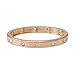 Guess Narrow Hinge with Crystal Rose Gold Bangle Bracelet