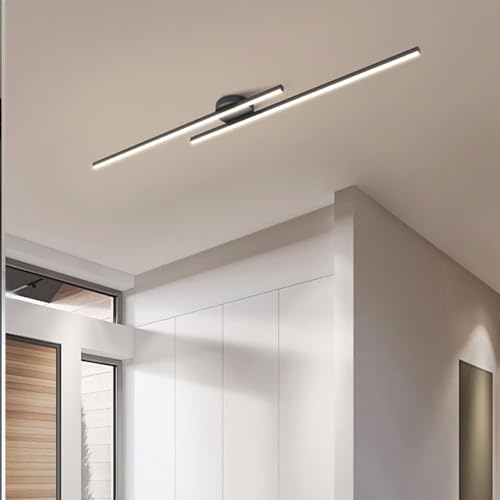 Plafón LED rectangular de 120cm para iluminar cocinas modernas 4
