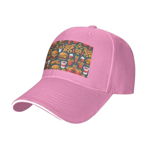 Drapeau du Botswana imprimé casquette de baseball à bord incurvé casquette de baseball décontractée réglable convient pour la course à pied en plein air noir bleu marine, rose, Taille unique