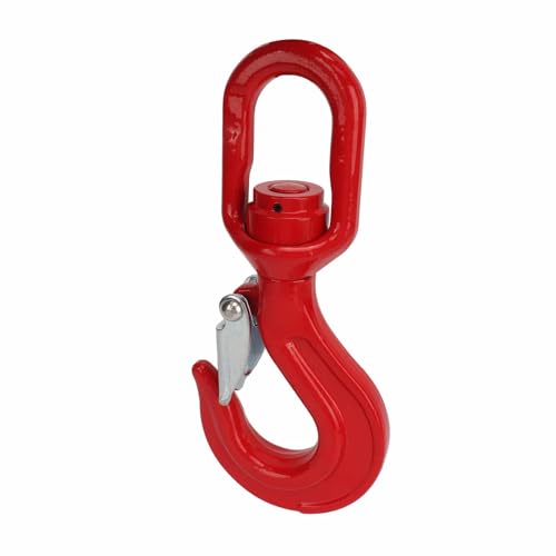 Hoist Hook, Crane Hook 5.3T High Load Bearing Alloy Steel Hook Hoist Lifting Hook for Construction Sites, Slip Hooks