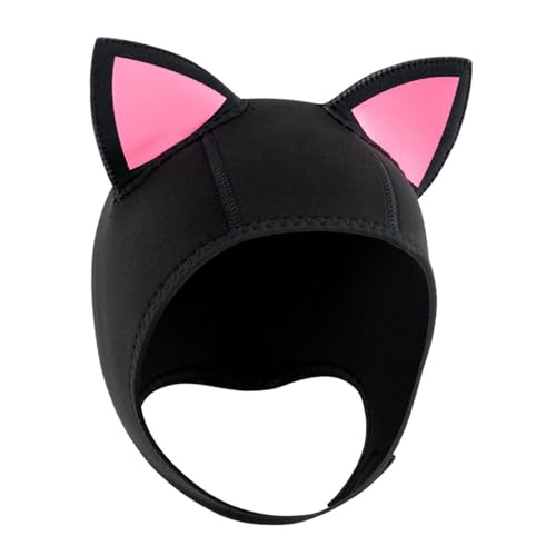 Chapeaux de plongée avec oreilles de chats 3mm cagoule thermique de surf aquatique