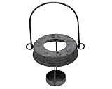 Galvanized Tea Light Candle Holder Lids with Handles for Mason, Ball, Canning Jars by Mason Jar Life