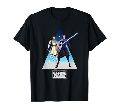 Star Wars Clone Wars Obi-Wan et Anakin t-shirt nostalgique saga culte
