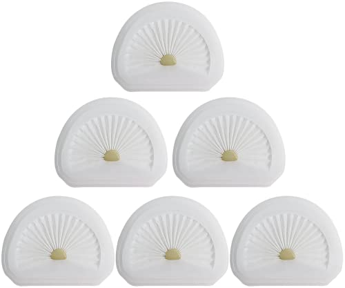 Image of 6 Pack VLPF10 Filter for Black + Decker Dustbuster Cordless Handheld Vacuum | Compatible with HLVA320J26, HLVA325J10, HLVA315J22 Replacement Filter HLVA315J, HLVA320J, HLVA325BP07 Part N575266, N600601