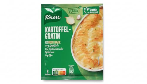 Knorr Fix Kartoffel-Gratin für einen leckeren Auflauf mit natürlichen Zutaten 3 Portionen