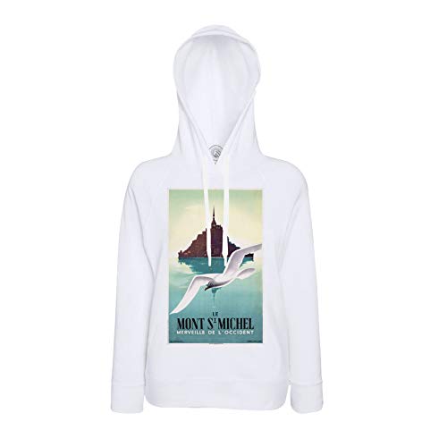 Sweat affiche vintage France Mont Saint Michel, le cadeau souvenir parfait