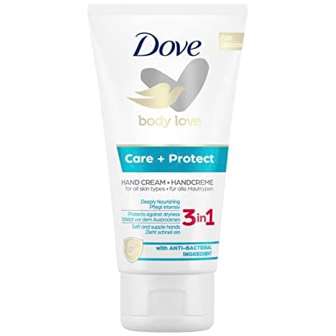 Dove Care+Protect 3-in-1 Handcreme gegen trockene Hände Cover