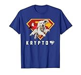 Superman (2025 Movie) Krypto Shield Camiseta, Hombre, Azul Real, 3XL
