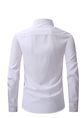Chemise extensible homme Rfmfkkg blanche taille XL coupe régulière
