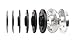 2pcs Convert Wheel Spacers PCD 5x114.3 | Car 64.1-73.1mm Wheel |Compatible With Honda Accord Odyssey Crown Civic Thick 3/5/8/10/12mm(12mm)