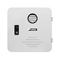 TURBRO 15 x 15 in RV Water Heater Door Kit, ONLY Door Replacement Kit, for 4/6-Gallon Water Heaters, Galvanized Steel with UV-Resistant Coating, Built-in Shield Box, Stainless Steel Hinges, White