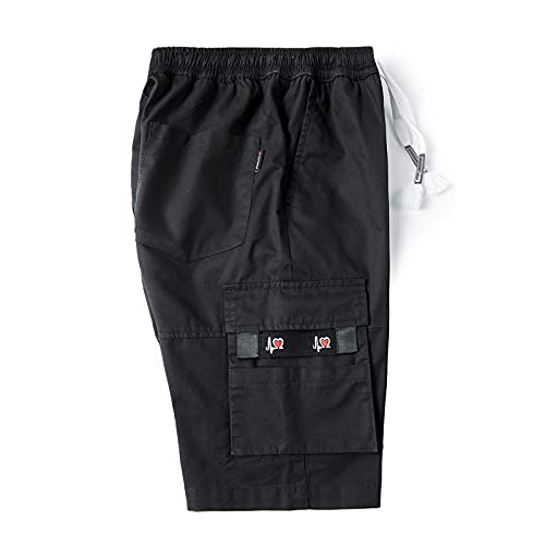 Breniney Mens Mesh Athletic Shorts Elastic Waist Shorts For Men Board Shorts For Men Swim Organic Cotton Biker Shorts Black #TOP3