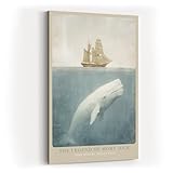 Paul Sinus Wandbild in 60x90cm The Legend of Moby Dick – 