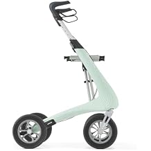 byACRE Nordic Pioneer - Versatile Lightweight Aluminium Rollator - Only 5.9 kg/for Indoor & Outdoor/Easy Folding with Integrated Seat Glacier Green