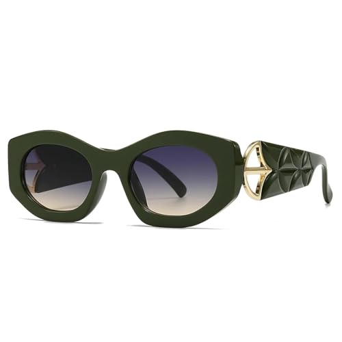 Lunettes de soleil de luxe vertes mode urbaine été et accessoire tendance photographie de rue