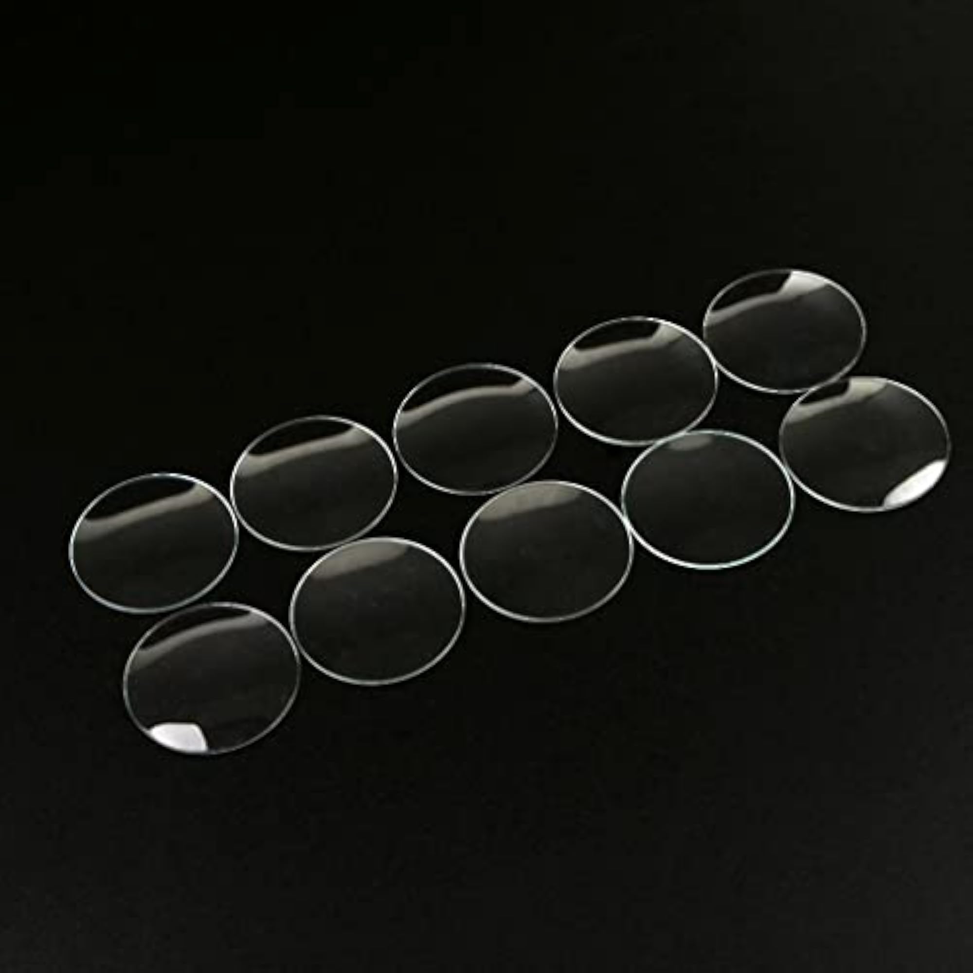 10 Pieces Domed Mineral Glass Watch Lens Replacement Parts