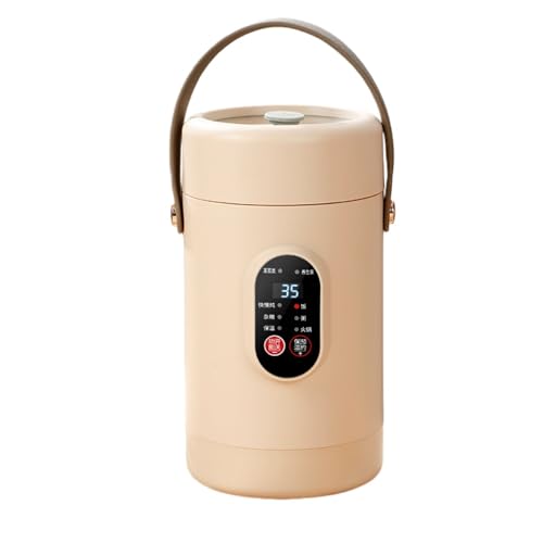 電気シチュー鍋スープ調理器 大容量 陶器製スープポット 保温調理鍋 蒸し器付き 断熱 やけど防止 1.2L/1.6L 保温機能付き 操作が簡単 軽量 持ち運びに便利 1〜2 人用 小型 自宅 車中泊 アウトドア オフィス 寮 一人暮らし 贈り物に適していま