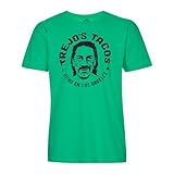 Trejo's Tacos Vintage Green Ultra-Soft T-Shirt for Men and Women, 80% Cotton, 20% Polyester (XS-Green)