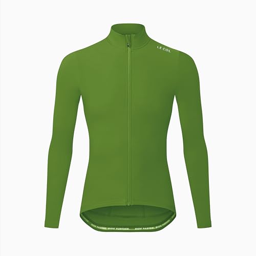 Men's Aqua Zero Long Sleeve Jersey | Breathable Cycling Shirt | Rear Pockets, Water Resistant, Zip Closure | XS - 3XL
